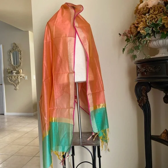 Dupatta scarf shawl chunni new - Picture 2 of 4
